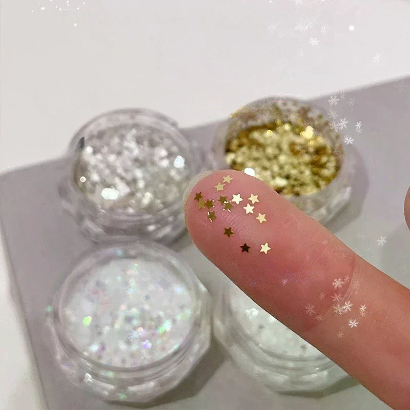 1 مللي متر نجمة صغيرة متألقة مسمار بريق تألق الخماسي مسمار الديكور صالون الأظافر تصميم لطيف الملحقات DIY بها بنفسك مسمار الفن تصميم #3