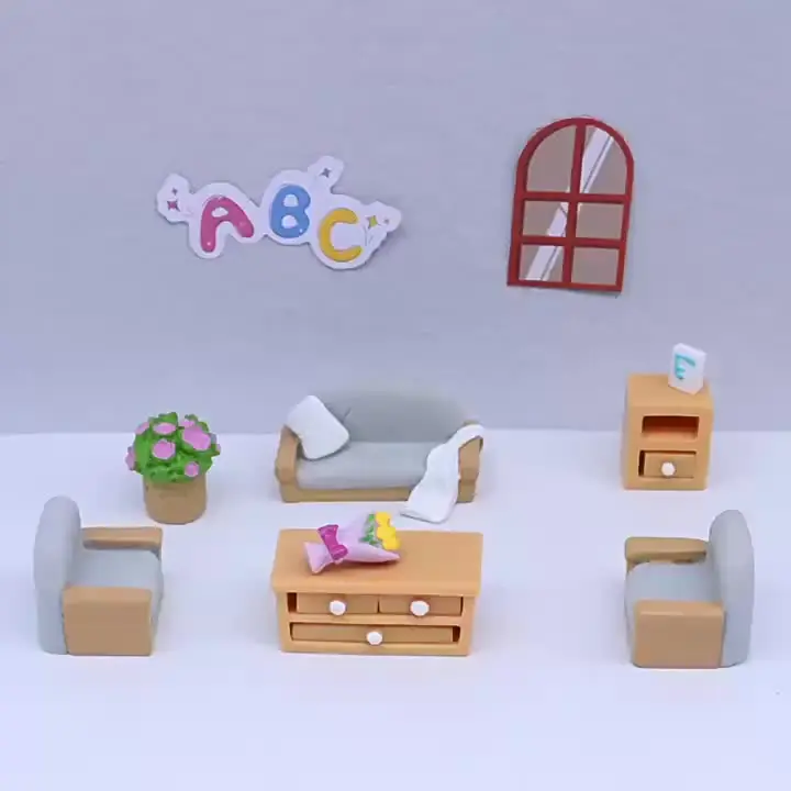 Mini Siège En Bois Pour Maison De Poupée – Accessoire Décoratif Échelle 1/6, Meuble Miniature Pour Micro Monde Et Décoration Bureau