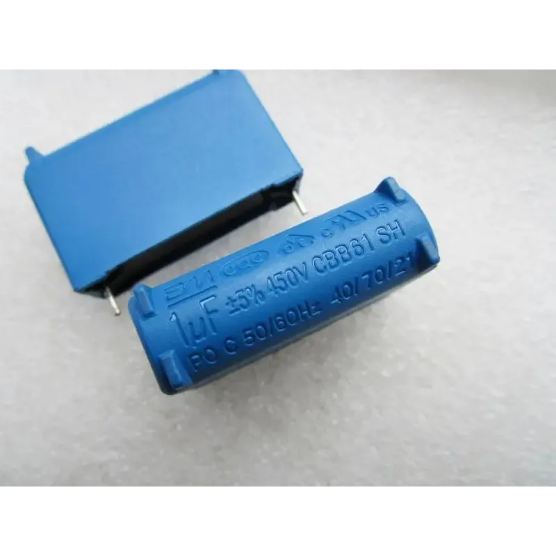 

CBB61 450V 1UF Air Conditioning Fan Capacitor Pin Motherboard Capacitor Capacitance 1.0uf 450v Pitch 33mm