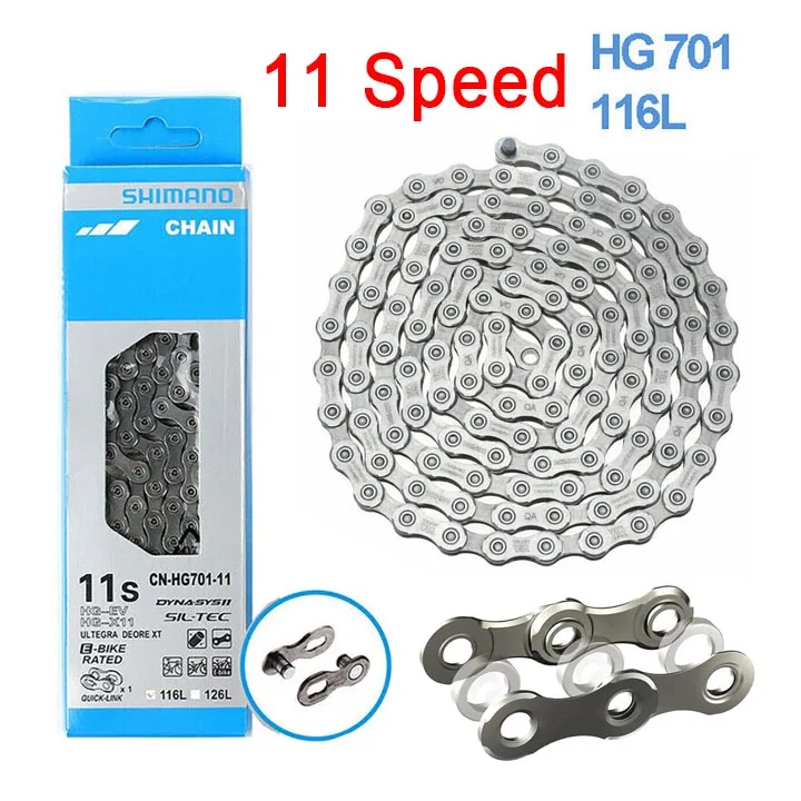 Bike Chain Bicycle CN-HC701 11 Speed Bike Chain 116 Links Bike Chain for Shimano Ultegra Parts Mountain Road MTB Chains Parts