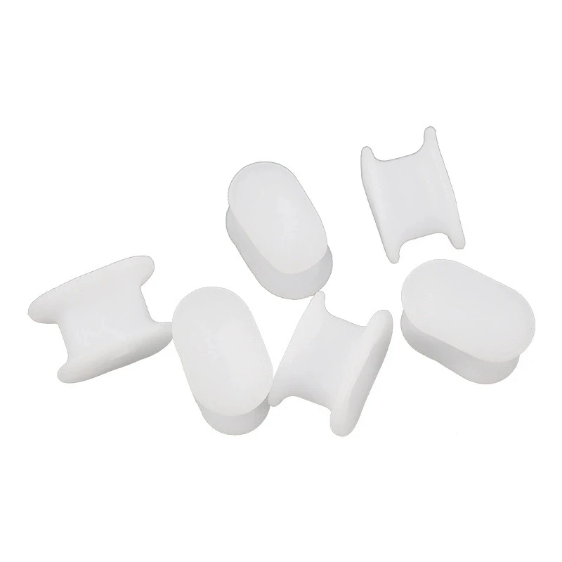 

1/2/5Pairs Gel Toe Separators for Bunions Toe Straightener for Aligning and Correcting Toes Prevent Blisters Calluses and Corns