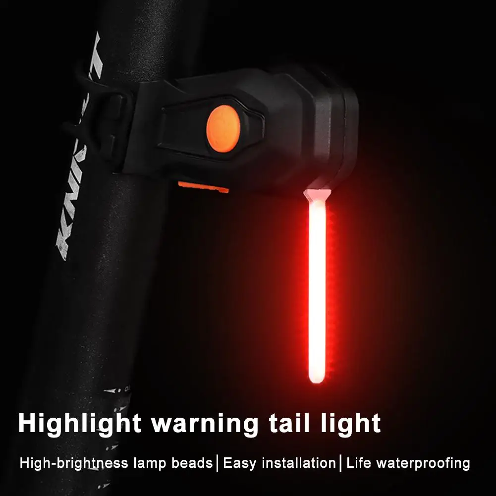 Bicycle Taillights Heart Shape Bike Indicator Rear Color Lamp Tail Light 4 Flowing Navigation P8U4