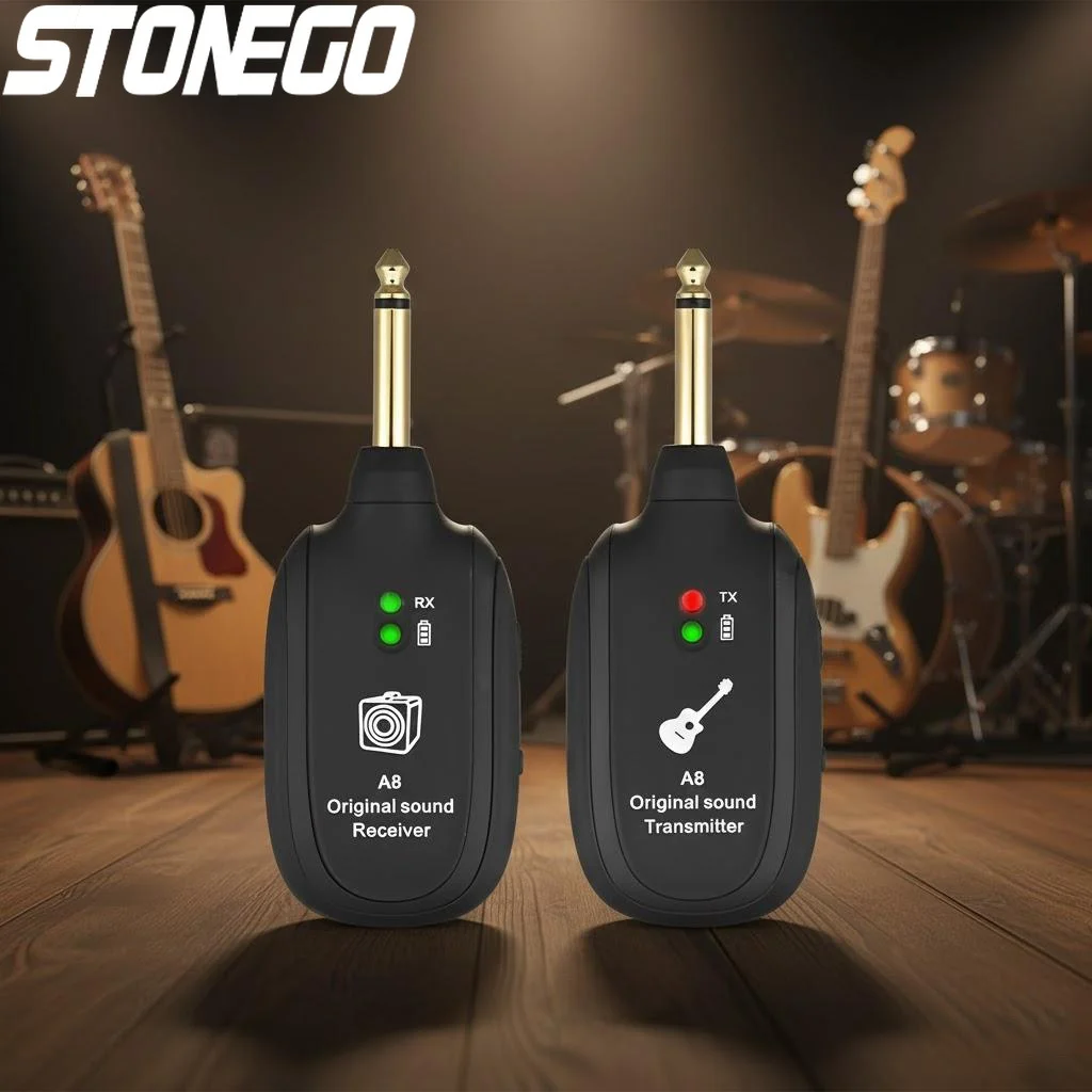 

Беспроводная гитарная система, передатчик-приемник, перезаряжаемый, для электрогитары, бас-гитары, музыкальных выступлений, аудиоаксессуар