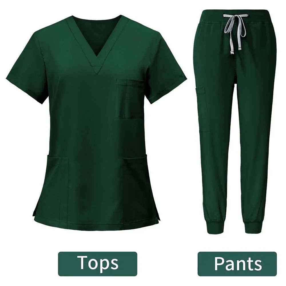 Hospital Medical Uniforms Women Scrubs Sets Surgical Gowns Nurses Accessories Dental Clinic Beauty Salon Spa Workwear Clothes