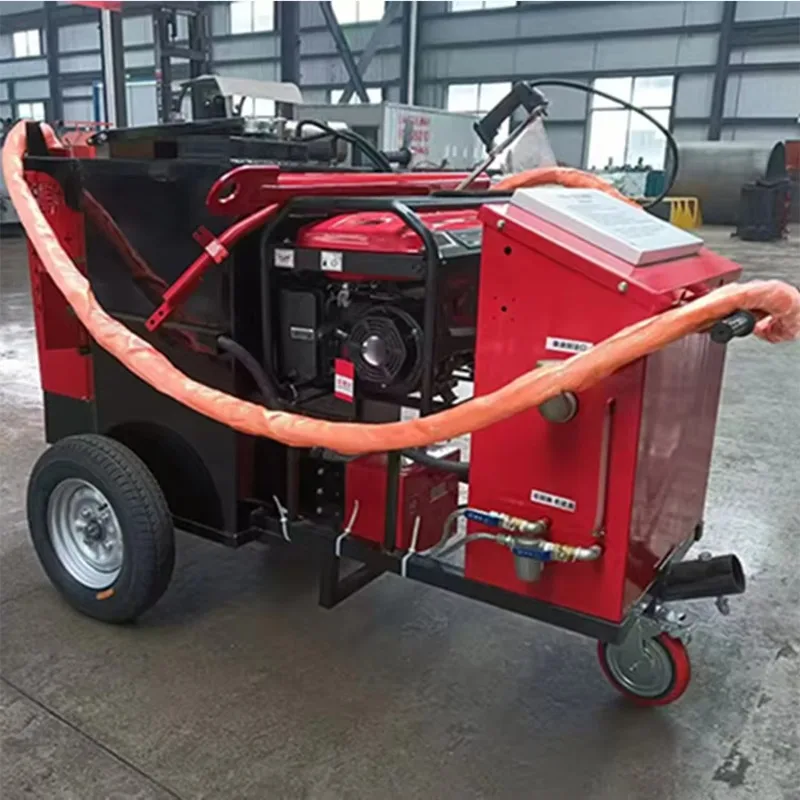 High Quality Asphalt Crack Sealing Machine for Broken Surface Repair Labor-Saving Self-Drive Asphalt Crack Filling Machine