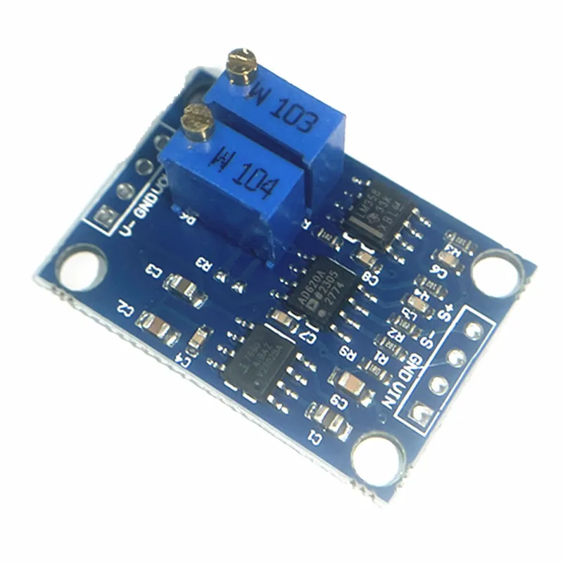 1pcs - 100pcs AD620 Microvolt MV Voltage Amplifier Signal Instrumentation Module Board 3-12VDC New Arrival