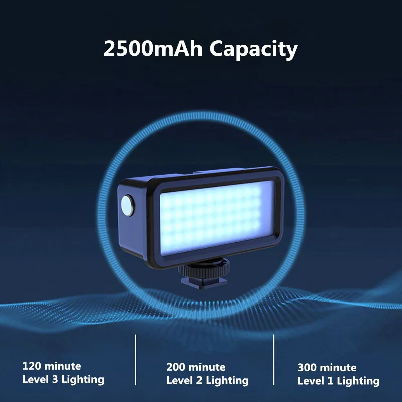 مصباح led مقاوم للماء للغوص ، إضاءة محمولة لجوبرو هيرو 13 ، 12 ، 11 ، 10 ، 9 ، 8 ، دي جي آي أكشن 4 ، 40 م