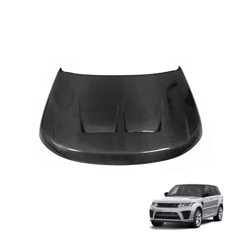 

Carbon Fiber Bonnet for Range Rover Sport 2014-2020 SVR Style Car Accessories Body Kit Modification Engine Hood Parts