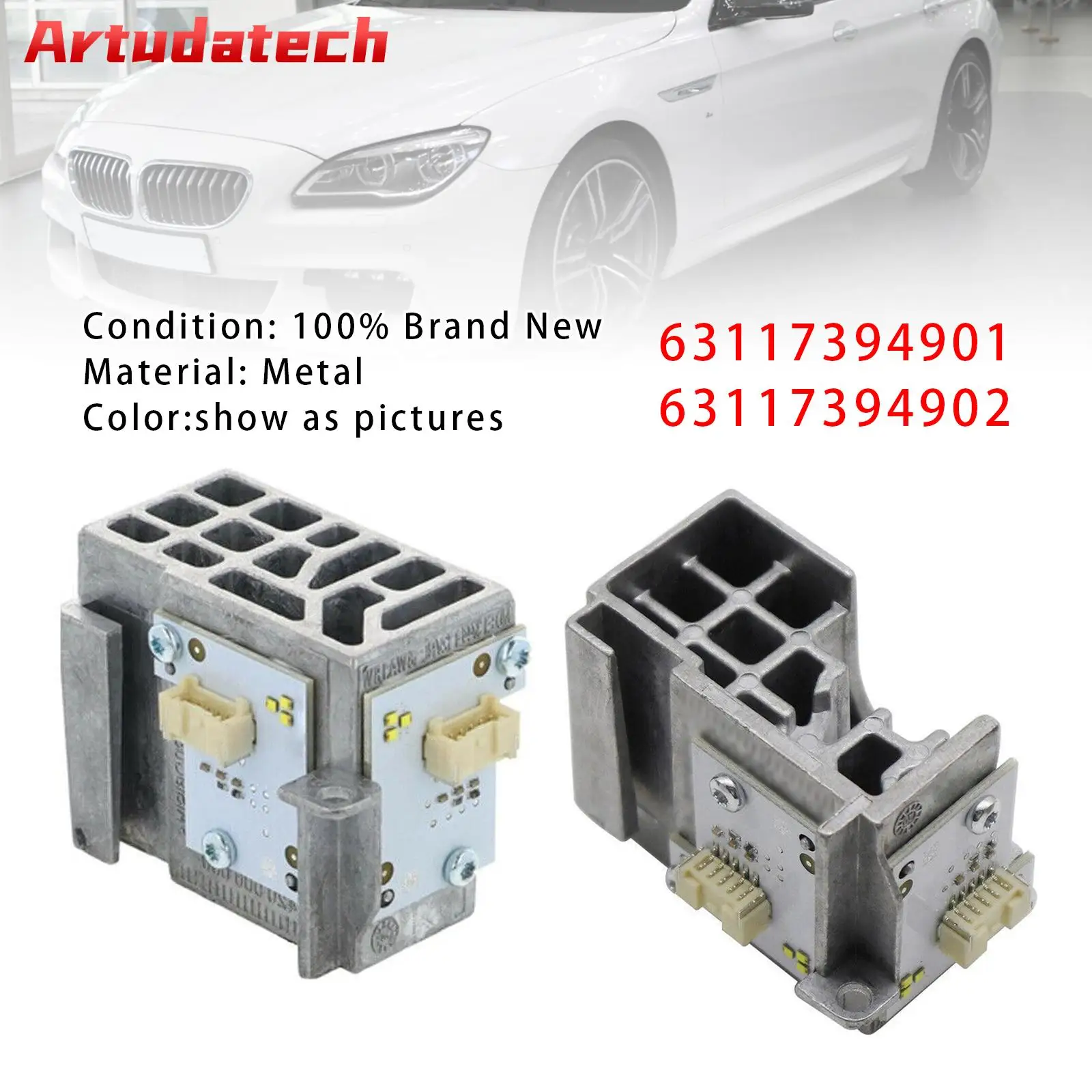 

Artudatech 2pcs Yellow Angel Eye DRL LED Module For BMW F06 F12 F13 LCI M6 6 SERIES 16-19 Car Accessories