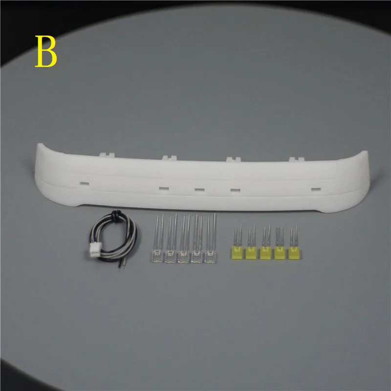 1:14th Scale Plastic Sun Visor with Lights for Tamiya RC Truck VOLVO FH16 750 56360