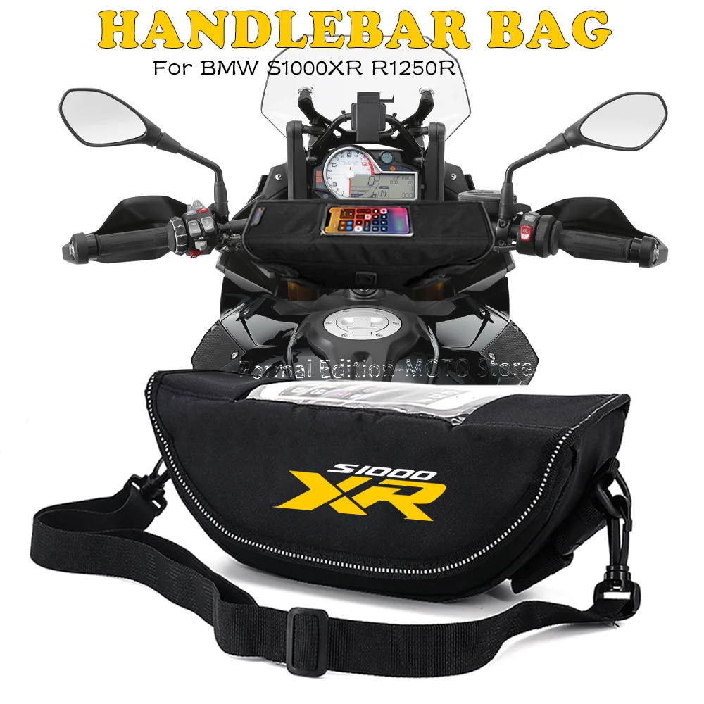 

Motorcycle Waterproof Bag Storage Handlebar Bag Travel Tool Bag for BMW S1000XR R1250R R1200R F900XR