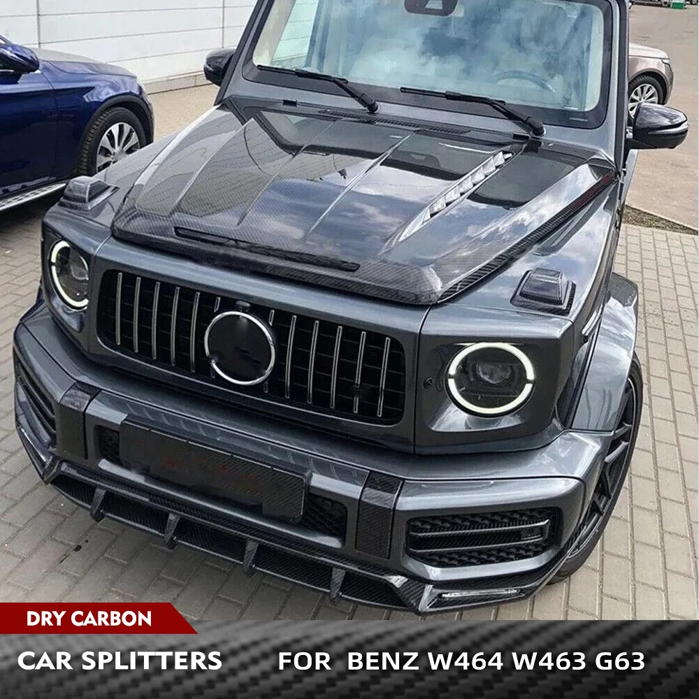 

For Mercedes-Benz G Class W464 W463 G63 AMG 2019 2020 DRY Carbon Car Front Rear Bumper Splitters Trim Guard Car Bumper Protect
