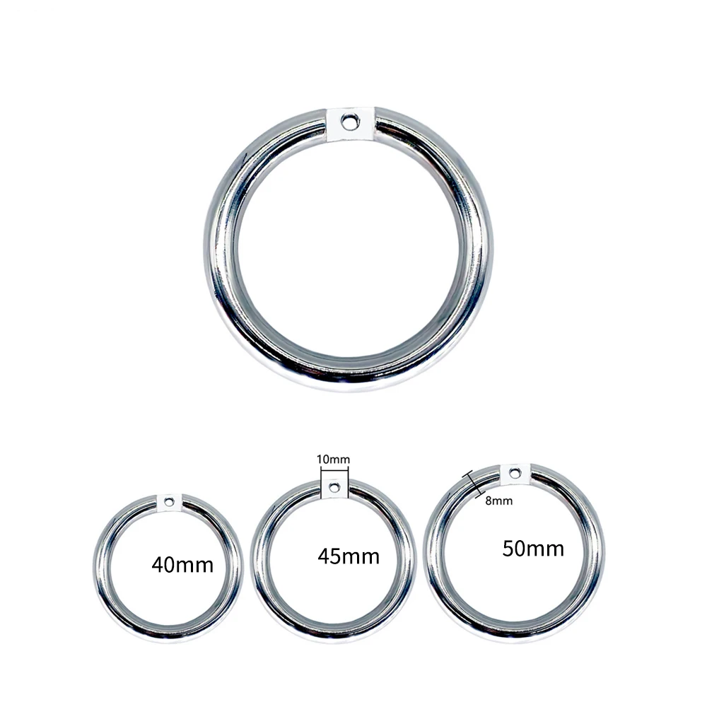 FRKO Stainless Steel Male Chastity Penis Ring Screw Lock Cock Ring Chastity Accessories Adult Toys Men K05/K06/K07/K08/K09 18+