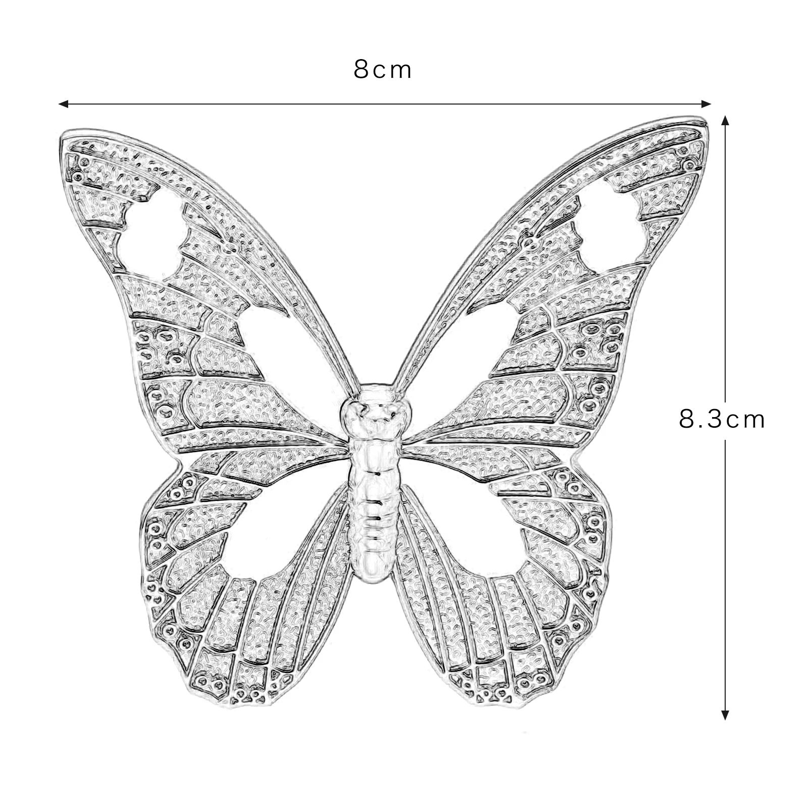 1PC Schmetterling Griff Pull Knopf Möbel Tür Schrank Schrank Griffe Küche Schublade Pull Griffe Hause Dekoration 8,3 CM * 8CM