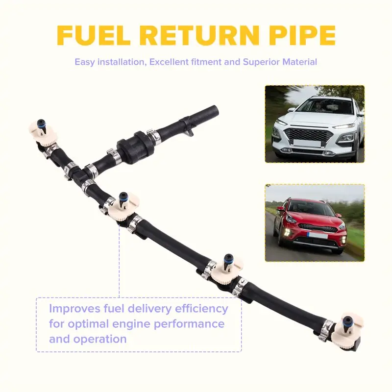 Car Injector Return Hose/Fuel Return Hose For Kia-T48C