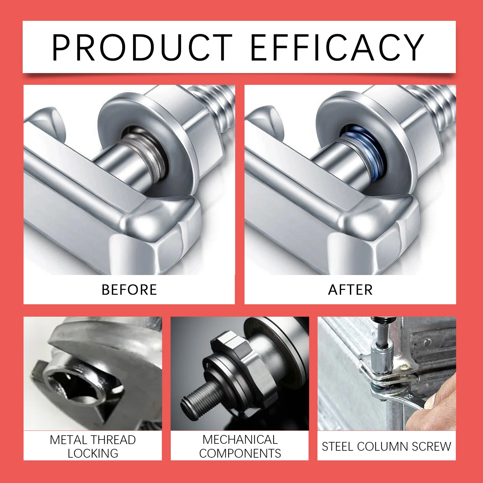 接着剤 243 嫌気性ネジ接着剤強力な滑り止め固定糸ロッカー高および低強度高温耐性新しい