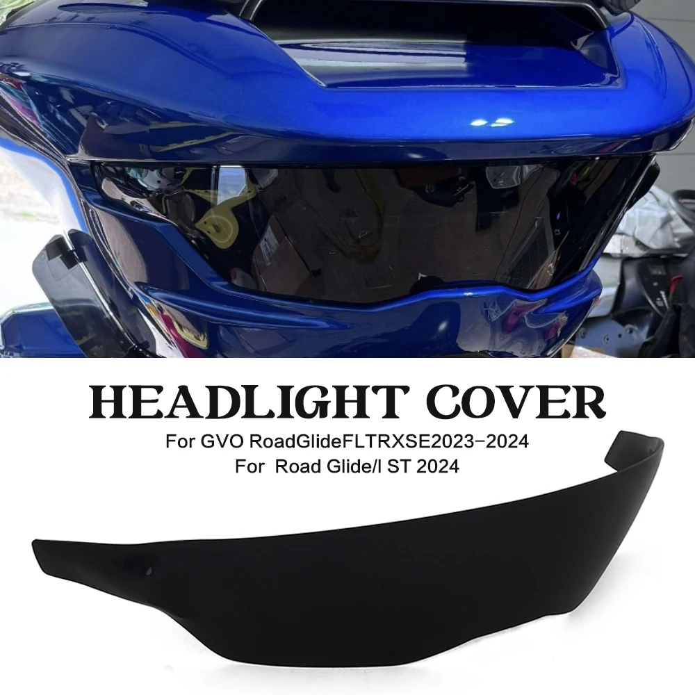 

New Motorcycle Headlamp Protector Guard Fairing Headlight Cover Accessories For CVO Road Glide FLTRXSE ST Road Glide FLTRX 2024