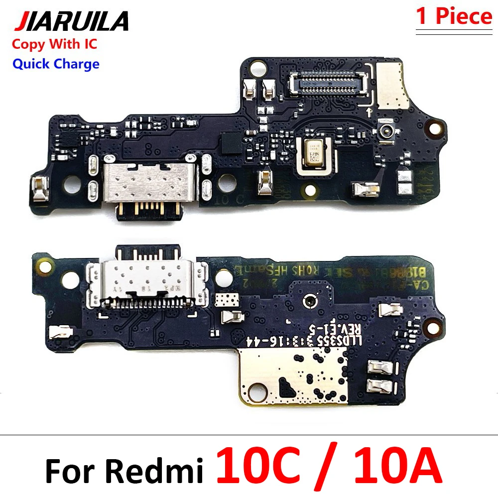 For Redmi 9A 9C 9T K30 4G 5G Note 8 8T 9S 9 Pro 10 USB Charger Dock Connector Board Charging Port Microphone Flex Fast charging