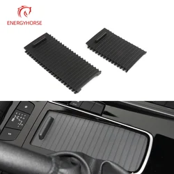 Car Center Console Shutters Cup Holder Cover Slide Roller Blind Storage Box Cover For Dongfeng Peugeot 508 2011-2018 98086959ZE