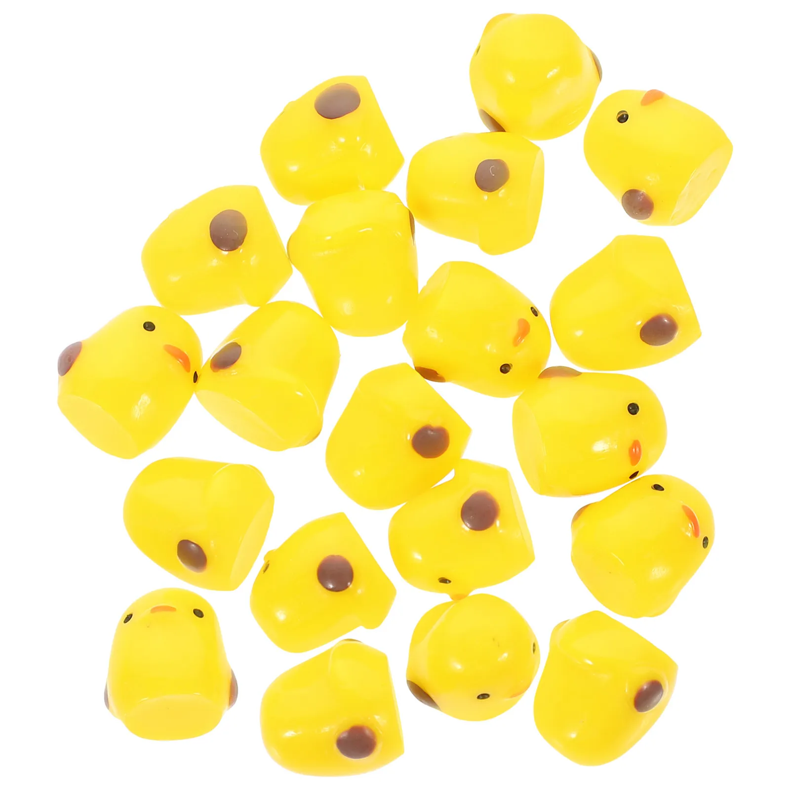 20Pcs Miniature Chick Decorations Cute Yellow Chicks for Mini Garden Bonsai Plant Pot Desktop Micro Landscape Decor