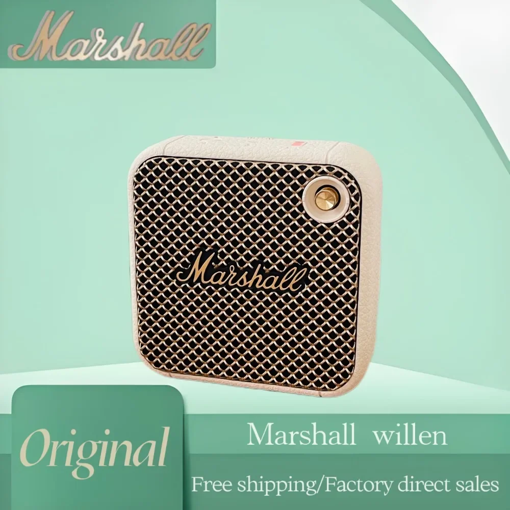 Marshall Willen Original Wireless Bluetooth Speaker Outdoor Waterproof Sports Stereo Subwoofer Audio Top Brand Portable Speaker