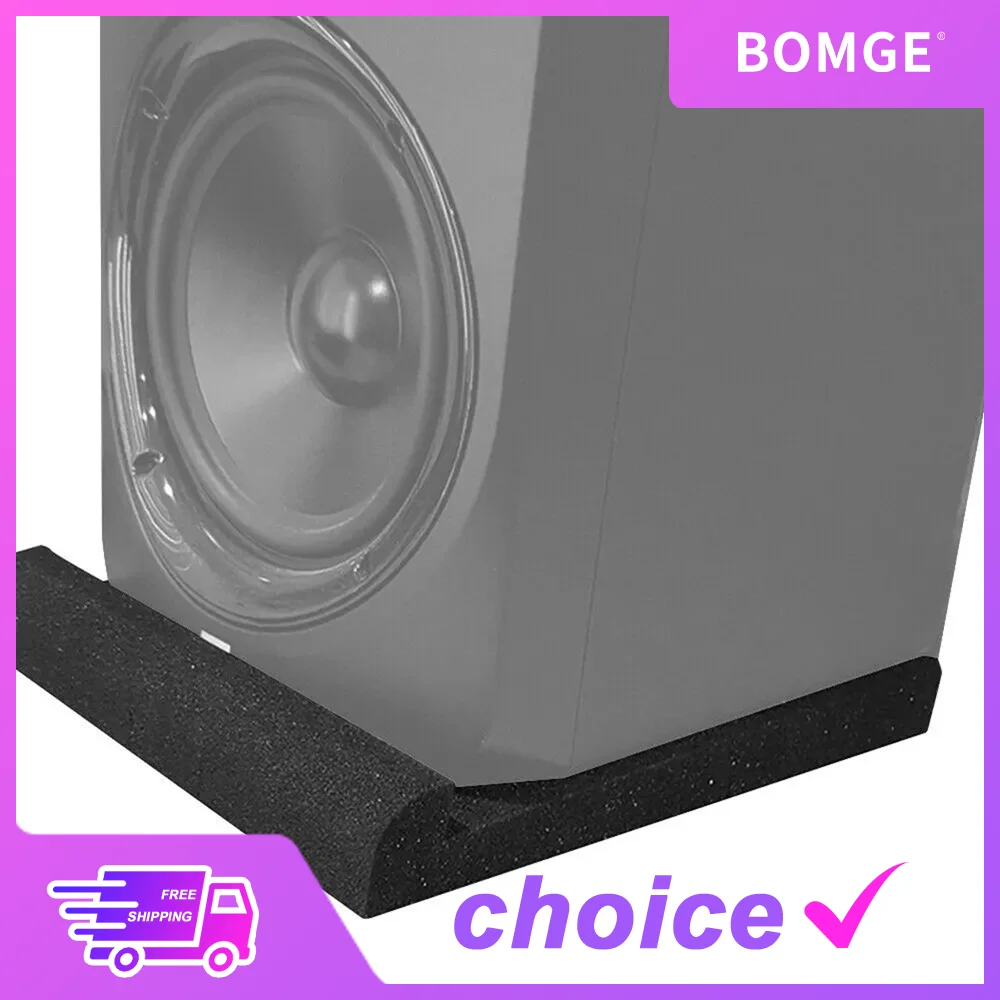

2PC Acoustic Isolation Pads Studio Monitor Speaker Isolation Foam Pads High Density Monitor Isolation Pads Pair for Monitors