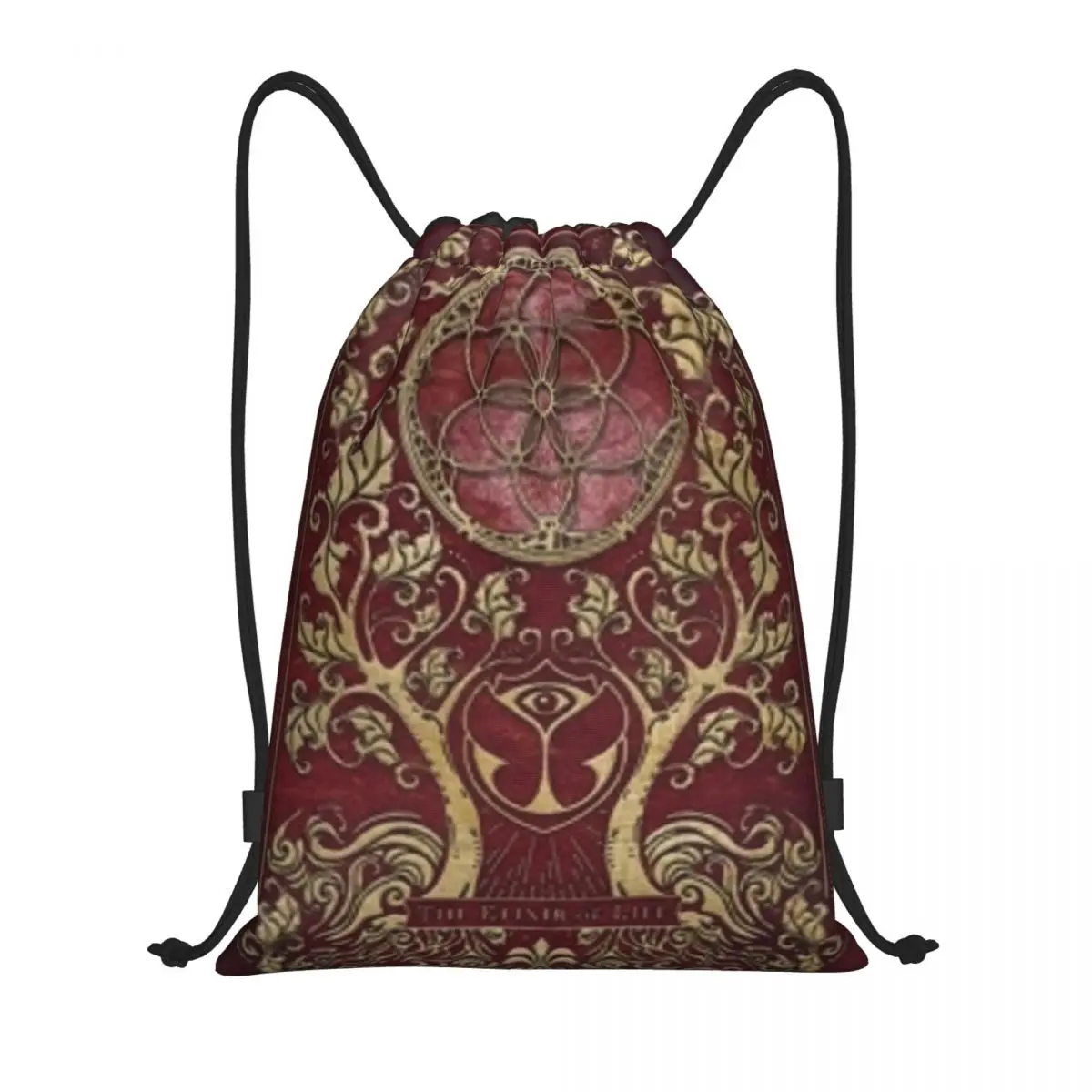 Tomorrowland Drawstring Backpack Sports Gym Bag for Women Men Belgian Electronic Dance Music Festival Shopping Sackpack