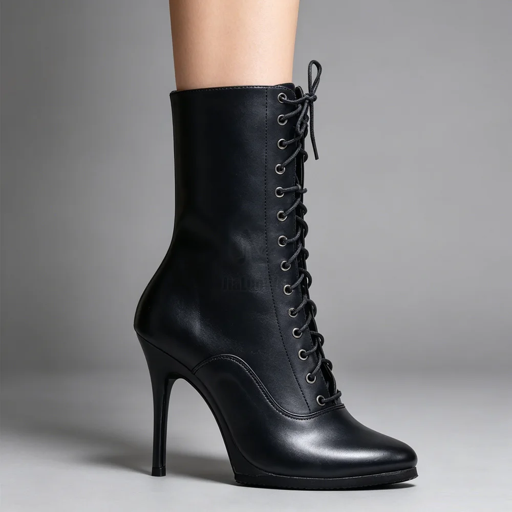 

Jialuowei Customizable Boots European Style Sexy Thin High Heel Jazz Dance Ankle boots