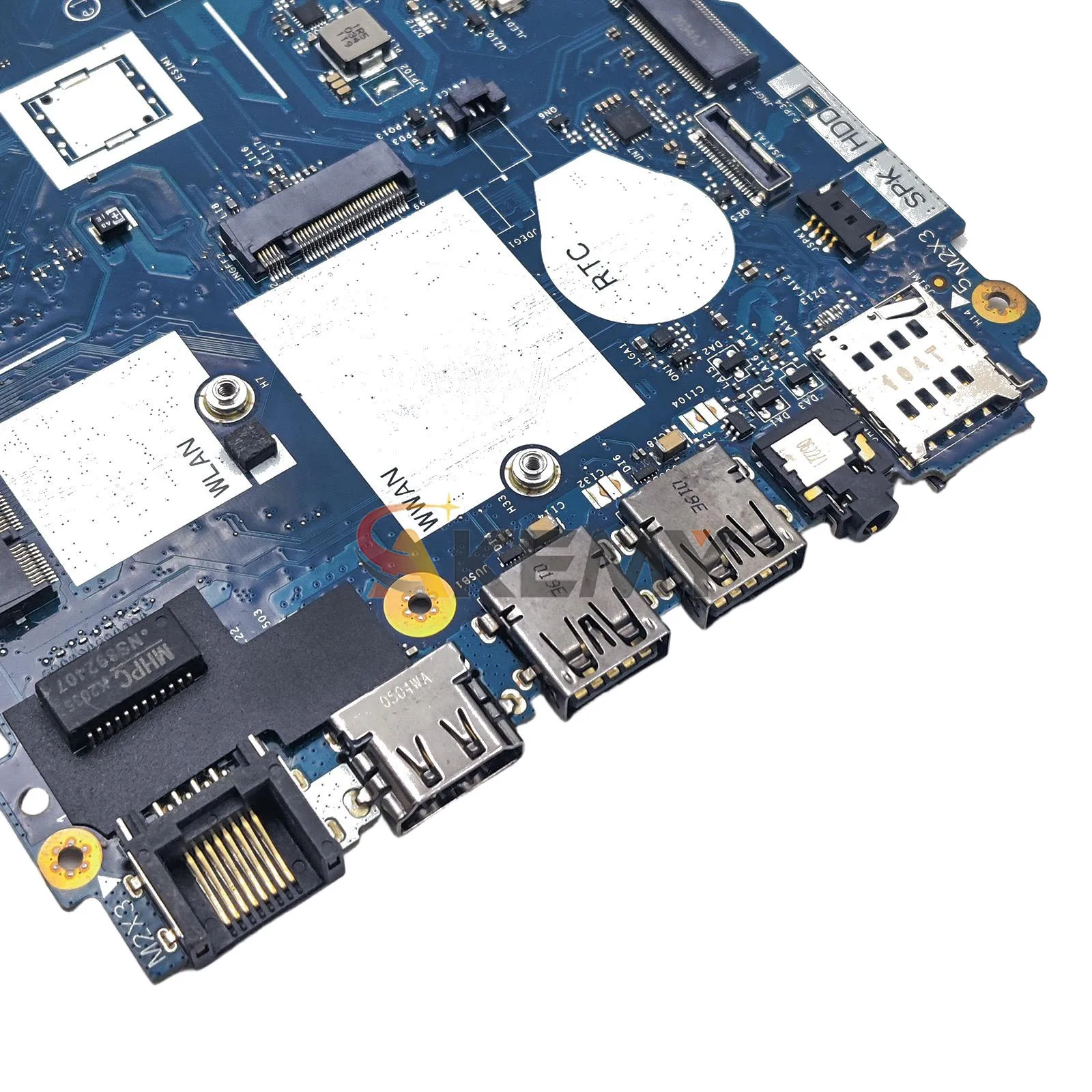 Voor Dell Latitude 5510 Notebook Moederbord FDW50 LA-J381P met I5 I7-10e Gen CPU DDR4 0JD0KX 0HT7GC 0J67M8 100% Volledig Getest