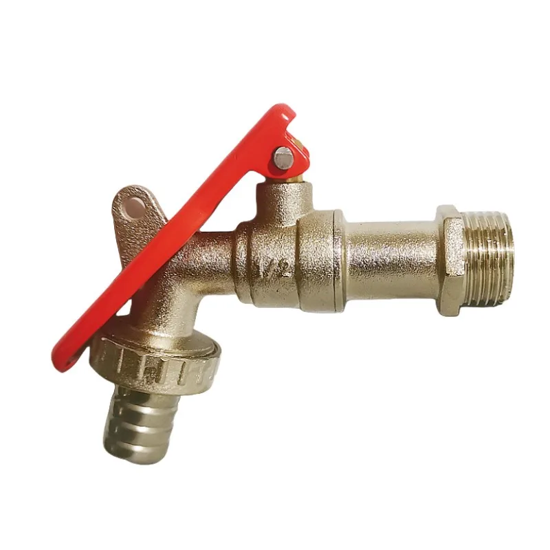 Zinc Alloy Lockable Water Bibcock 1/2