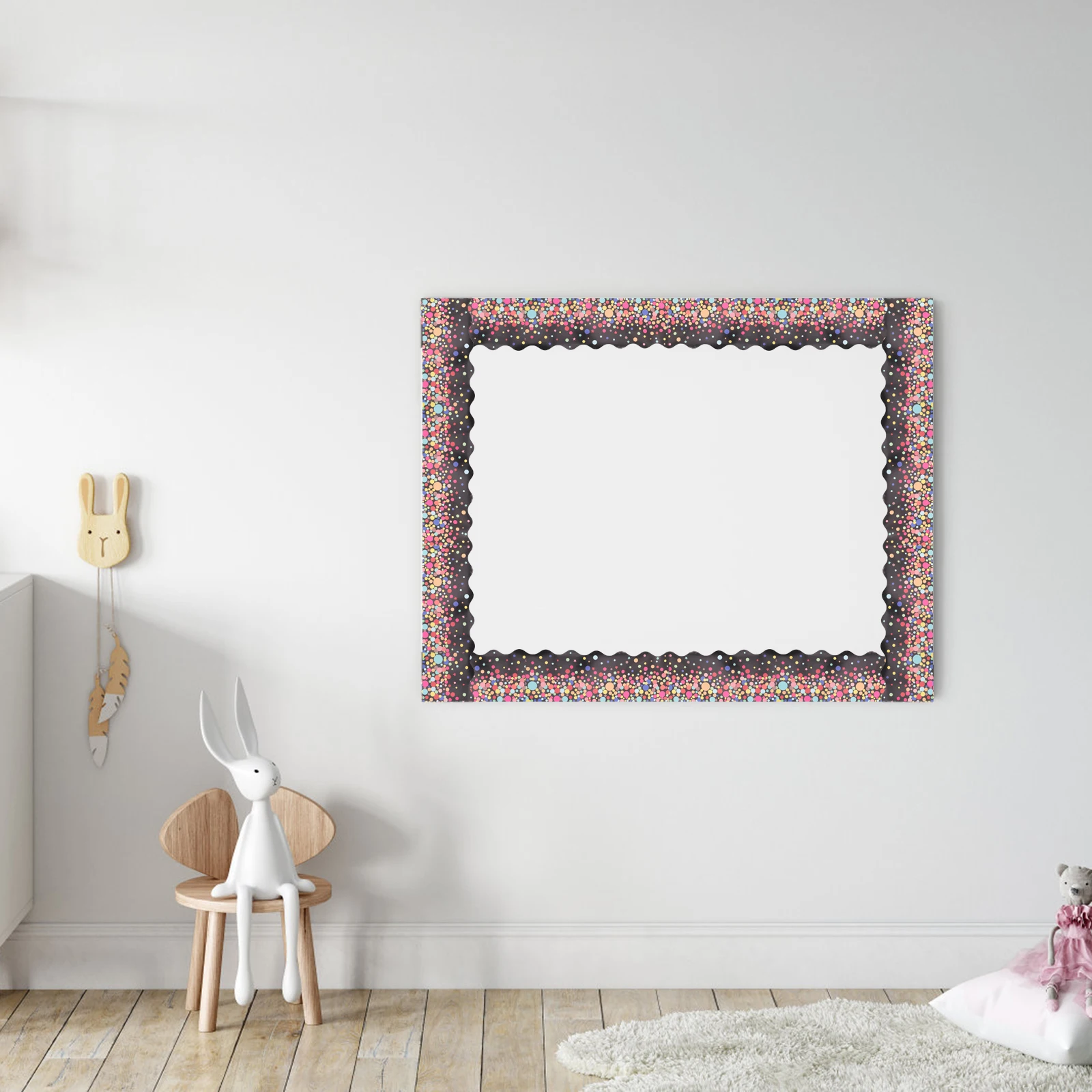 

Wavy Edge Sticker Bulletin Board Border Decorative Paper Classroom Adhesive Trim Blackboard Teaching Tools Art Supplies