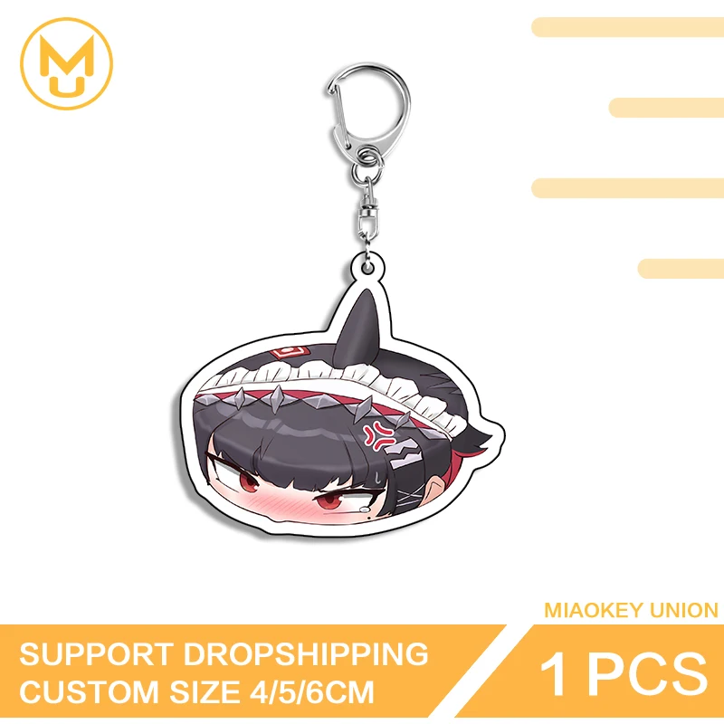 Angry Bangboo Car Key Holder Zenless Zone Zero Jane Doe Naughty Hanging Ornament Novelty Popular Pendant Jewelry Back To School