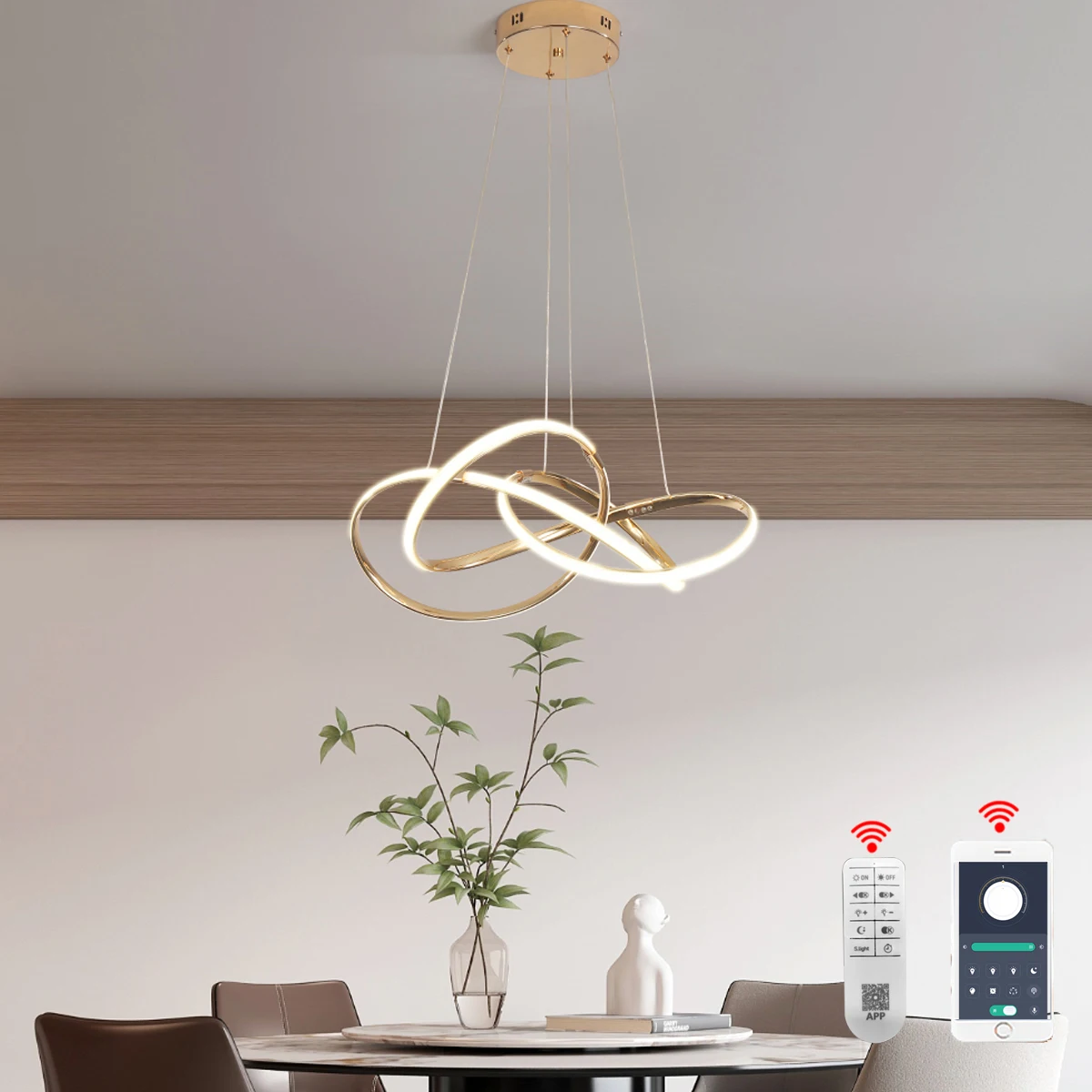 luz pendente led ajustavel para sala de jantar lustre moderno luz de teto preta cromada dourada ilha cozinha 01