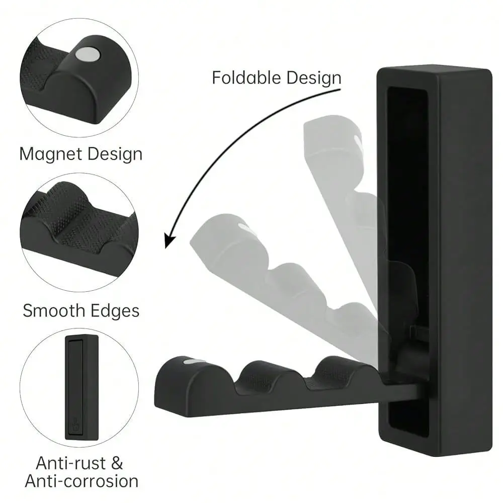 

Square Folding Wall Hooks, Foldable Coat Hooks, Heavy Duty Zinc Alloy No Rust Fold Up Hooks For Coat, Towel, Key, Hat, Bag, Jac