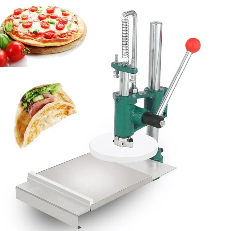 Commercial 12cm 16cm 20cm/22cm/25cm Pizza Dough Rolling Machine Hand Operate Manual Pizza Dough Making Press Machine