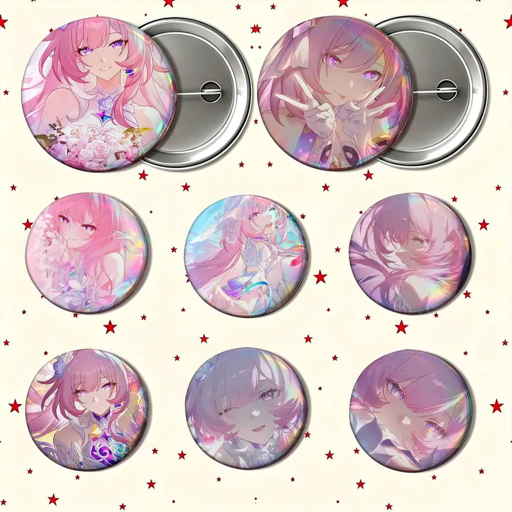 Игровой значок Honkai Star Rail Cyrene, эмалевый, из жести, круглый, для косплея, значок в стиле Nijigen Otaku Culture, 25 мм, 32 мм, 44 мм, 58 мм.
