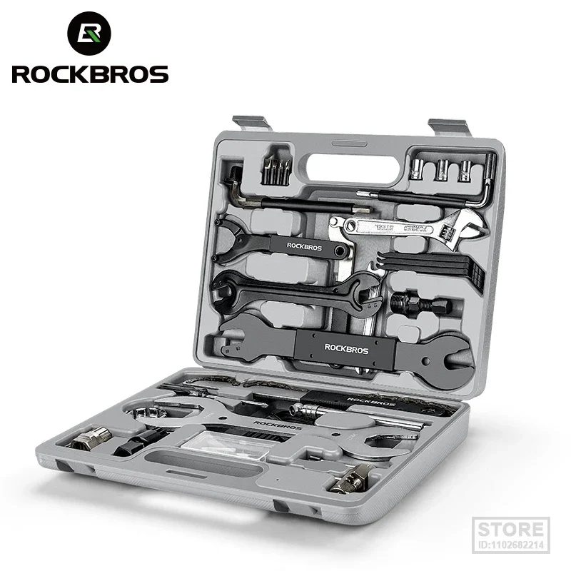 

ROCKBROS Bicycle Tools Sets Box Cycling Professional Bike Multifunction Repair Key Set