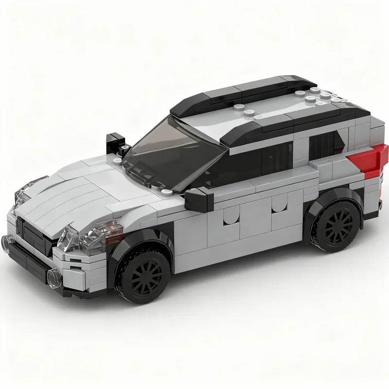 377 pièces MOC City Champions Super Car Subaru Outback Modèle Technologique Briques de Construction à Assembler Soi-même pour Présentation Cadeau d'Anniversaire
