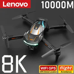 Lenovo-Drone A88 Pro avec caméra HD 8K, GPS professionnel, quadrirotor intelligent à quatre voies, évitement d'obstacles, jouet RC pliable 5G, 10000m