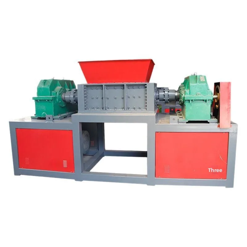 الصناعية الصلبة النفايات سبائك الخردة هيكل السيارة أجزاء الألومنيوم كسارة المزدوج رمح التقطيع #5