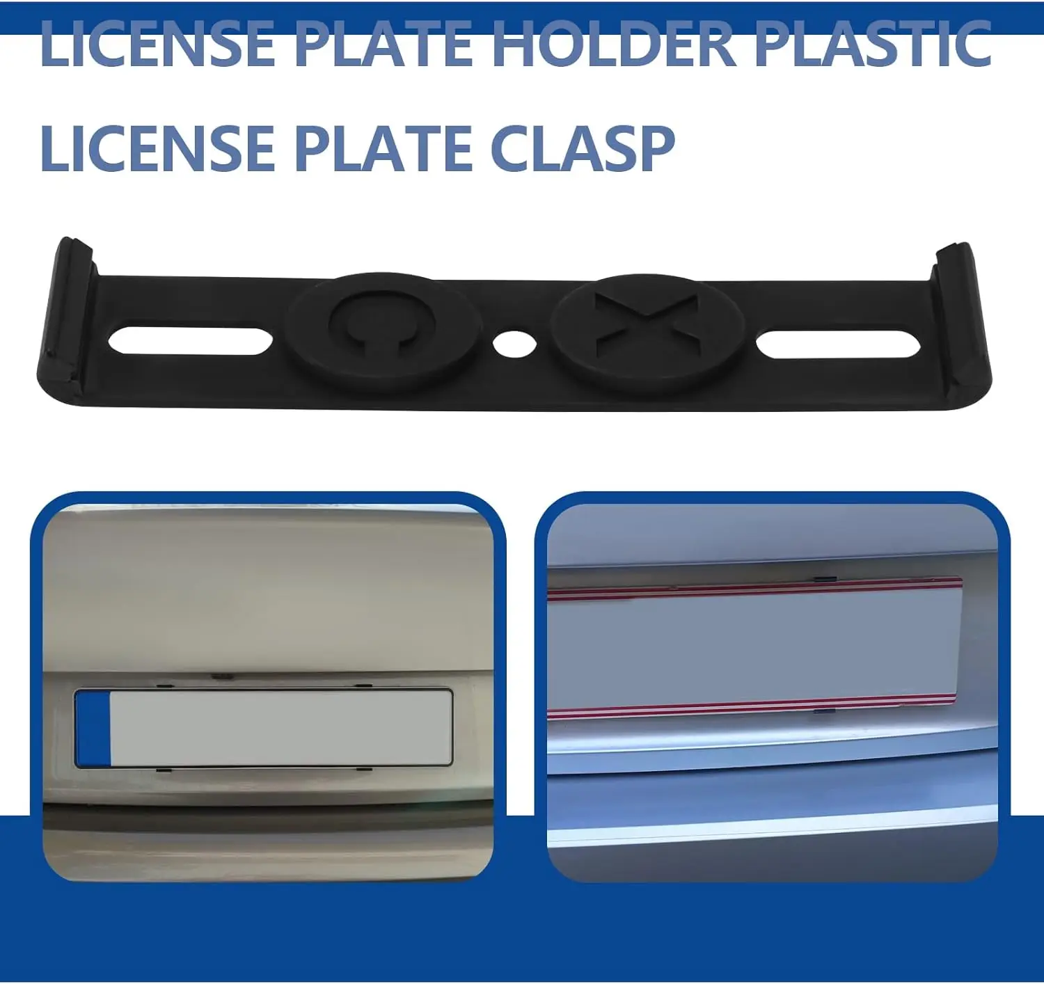 European standard license plate frame, simple plastic license plate frame, European license plate, Russian license plate frame,