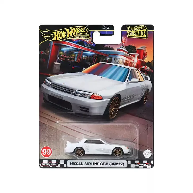 2024 Hot Wheels GJT68 Premium Boulevard 20 #96-100 Toyota Gr Fiat 500D Nissan Skyline Lamborghini Countach 1/64 Car Model Toys