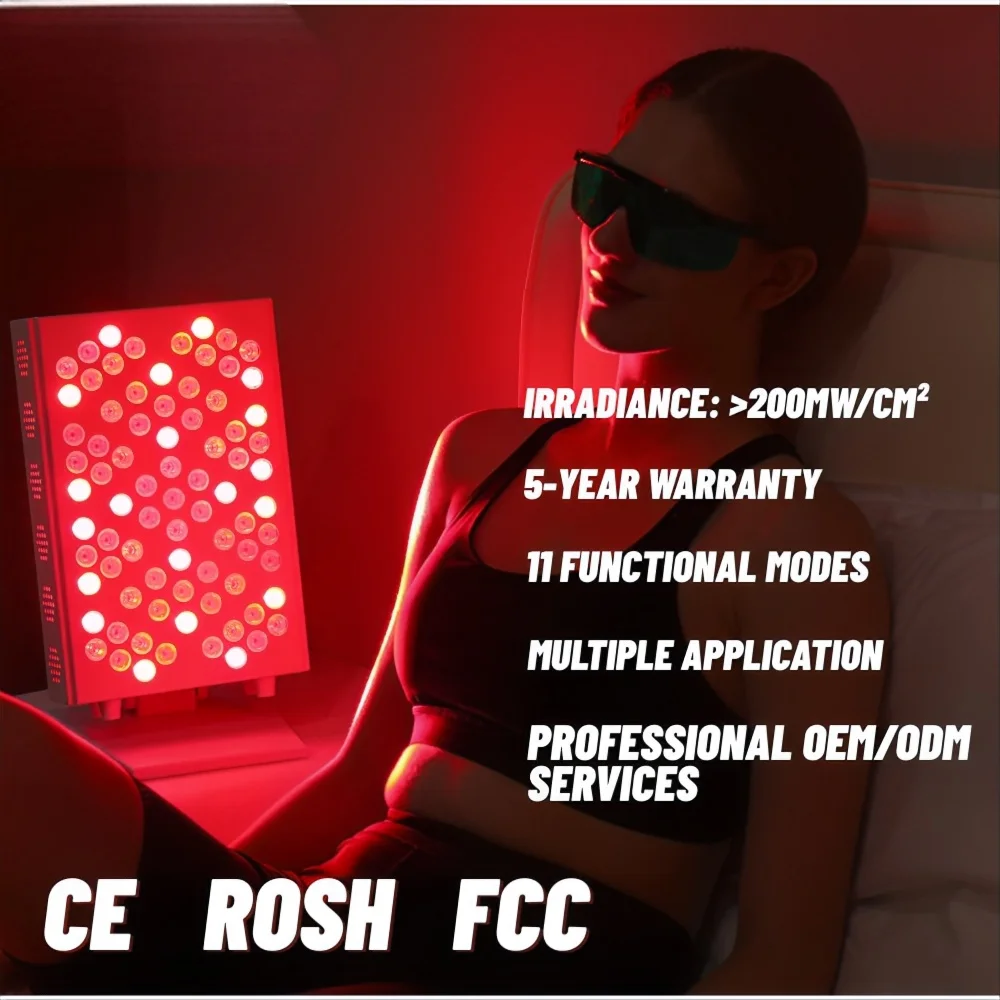 Medical Grade Red Light Light Therapy Desktop Pain Relief Pdt Machine Lamp Red Light Therapy Panel Home Use Commercial