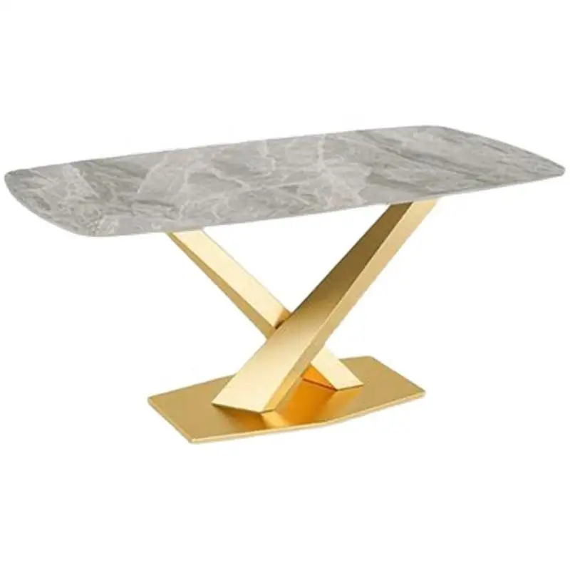 

Luxury marble rectangular dining table modern dining tables dining room furniture table and chair