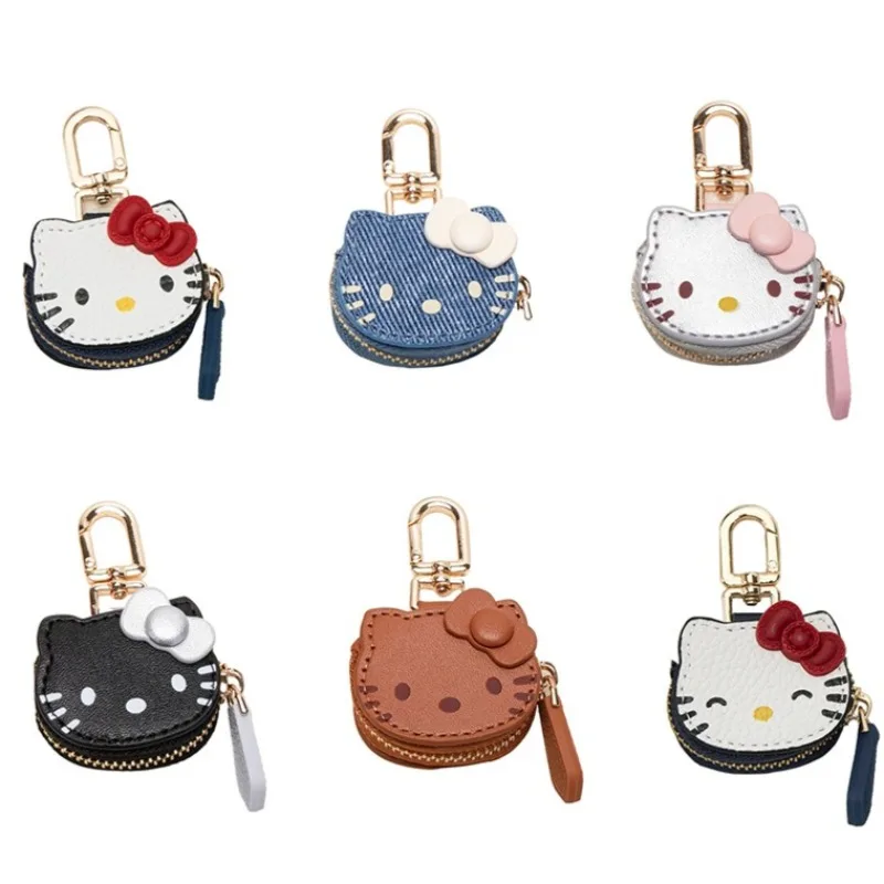 

KT Cat Keychain Pendant Cartoon Cute Character Backpack Coin Bag PU Pendant Girl Exquisite Creative Valentine Day Birthday Gifts