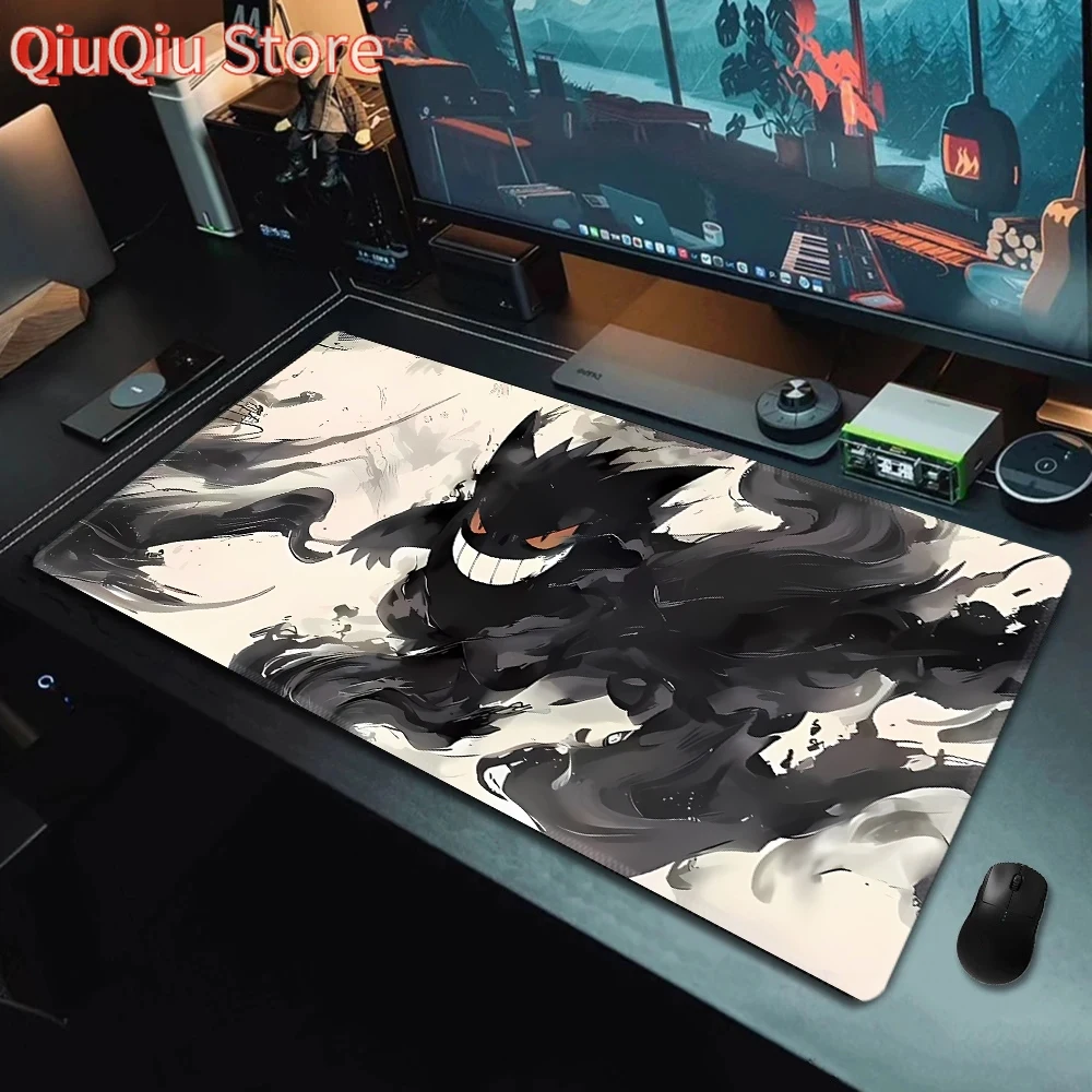 Miếng Lót Chuột Chơi Game Để Bàn Thảm Dễ Thương Gengar Pokemon Chống Thấm Nước Chống Trơn Trượt Mousepad Lớn Tùy Chỉnh Mở Rộng B