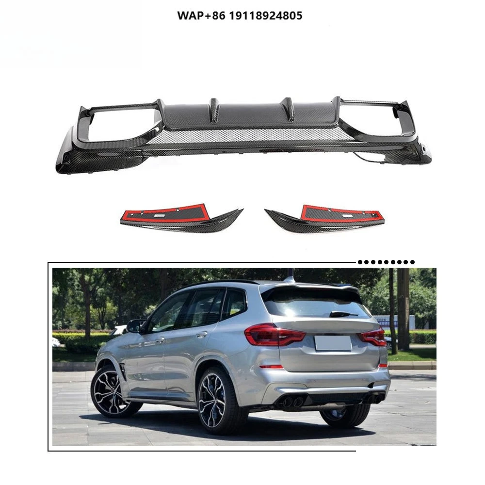 

F97 X3M Carbon Fiber Rear Diffuser Lip for B-MW F97 X3M 2019-2021