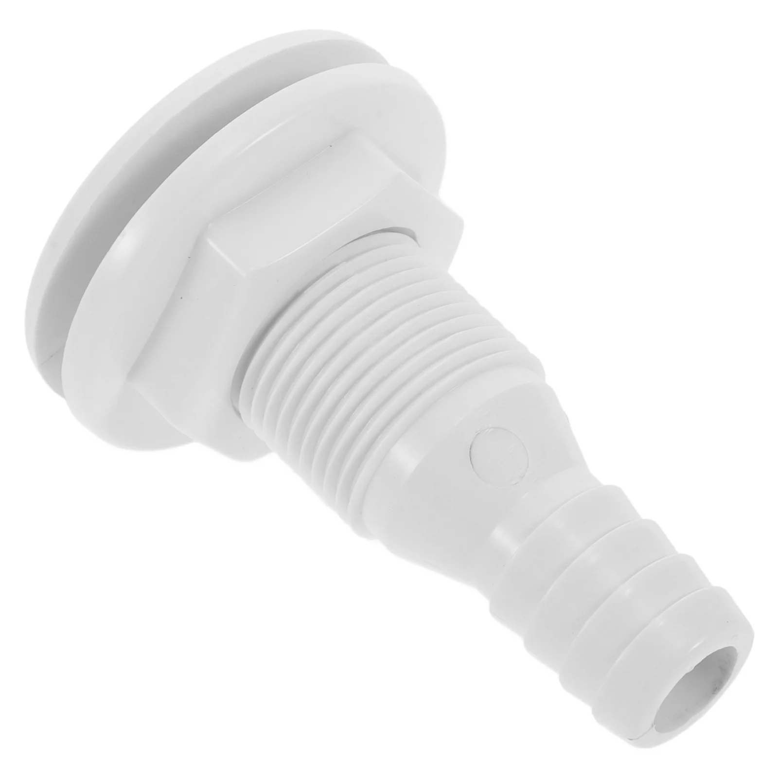 

Marine Drain Thru Hull Fitting Speedboat Straight Thru-hull Connection Hose Plastic