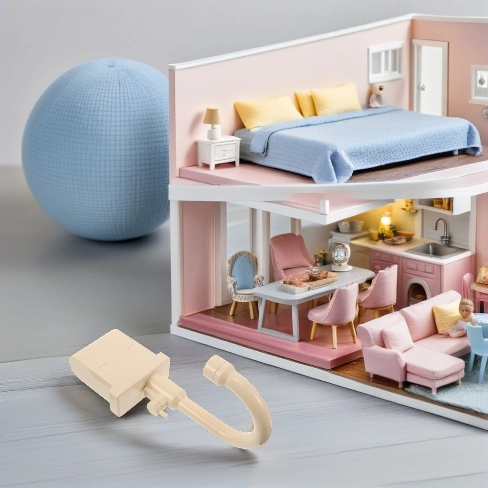 Conjunto de cozinha infantil, 2 peças, sistema de água automático, experiência realista, portátil, leve, acessórios incluídos