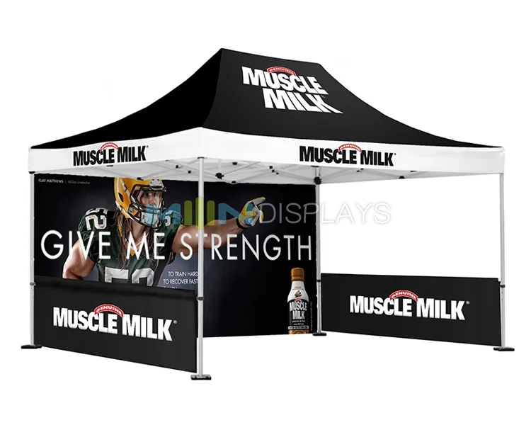 Hot selling：Aluminum Frame  Folding Canopy Canvas 4x6  Pop up Tent for Trade Show  Outdoor  Event